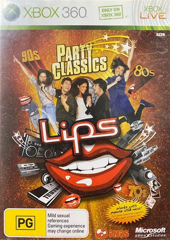 Jeu Lips - Party Classics Pour Xbox 360 - Complet En Bon état - Karaoké Et Divertissement
